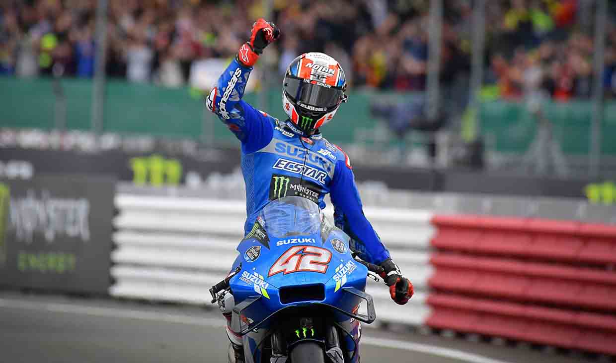 Akhirnya Alex Rins Naik Podium